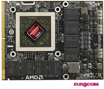 Eurocom добавляет видеокарту AMD Radeon HD 6990M в комплектацию линейки высокопроизводительных ноутбуков.