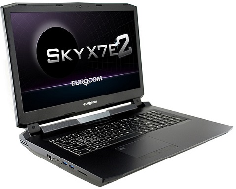 Eurocom объявил о начале продаж модели EUROCOM Sky X7E2  - суперкомпьютера на мобильной платформе, с поддержкой NVIDIA GeForce GTX 1080 (8GB GDDR5X), Intel i7-6700K, 64GB DDR4.
